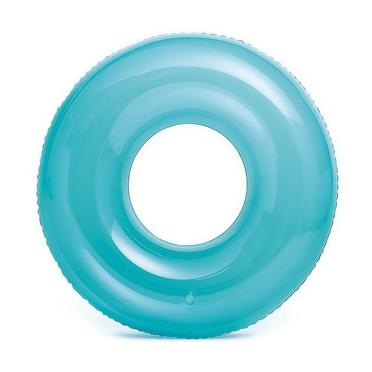 Круг надувной INTEX Transparent Tubes Прозрачный голубой от 8 лет 76 см int59260NP/голубой