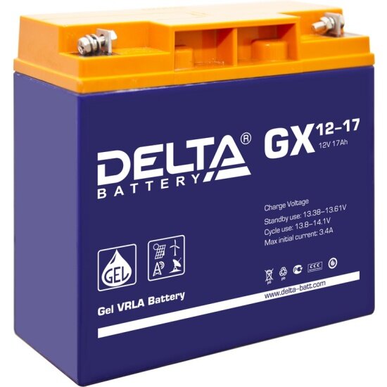 Аккумуляторная батарея для ИБП Delta Battery GX 12-17