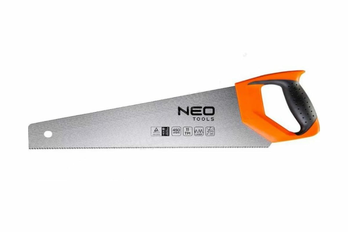 NEO Tools Ножовка по дереву, 450 мм, 11TPI 41-066