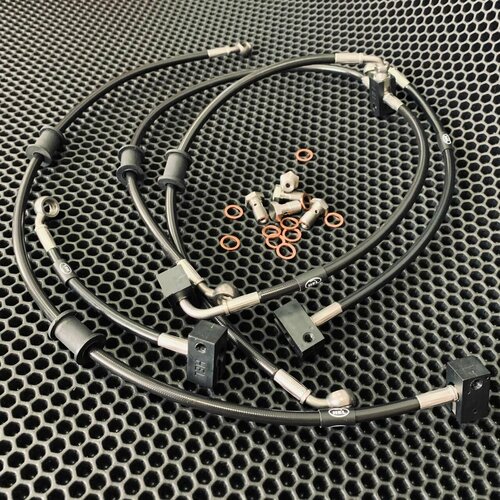 Kawasaki ZX10R ABS 2011-2015 Комплект армированных тормозных шлангов 37293₽