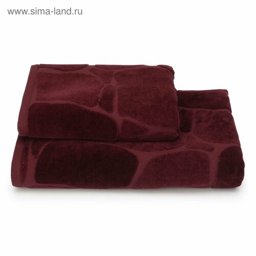 Полотенце махровое Arenaria 70х130 см цвет бордовый 2009₽