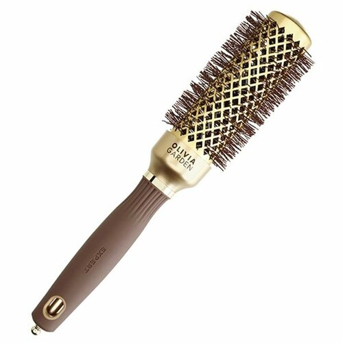     Olivia Garden EXPERT BLOWOUT SHINE Wavy Bristles Gold&Brown