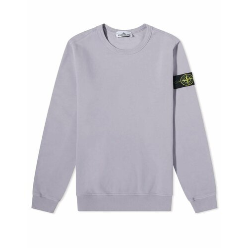 Свитшот Stone Island Garment Dyed Sweatshort, размер XXL, лавандовый свитшот diesel силуэт прямой средней длины размер xxl черный