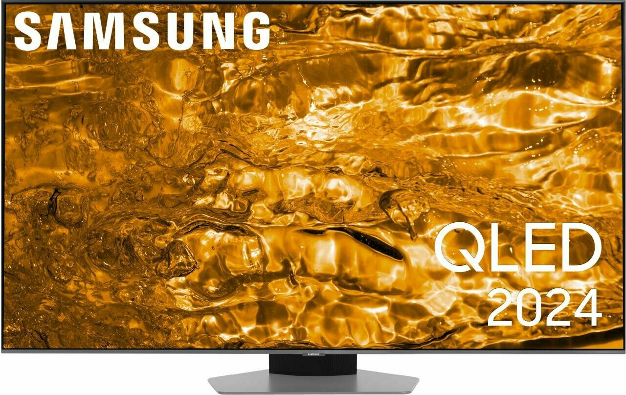 Телевизор Samsung QE85Q80D (2024), серебристый