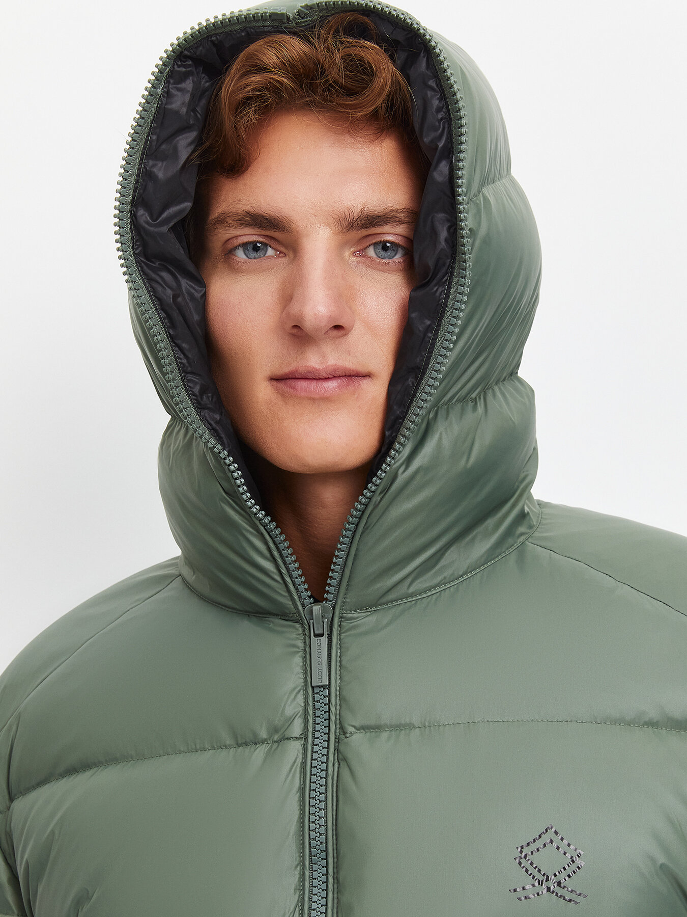 Куртка JUST CLOTHES, размер 58, зеленый — фото 1