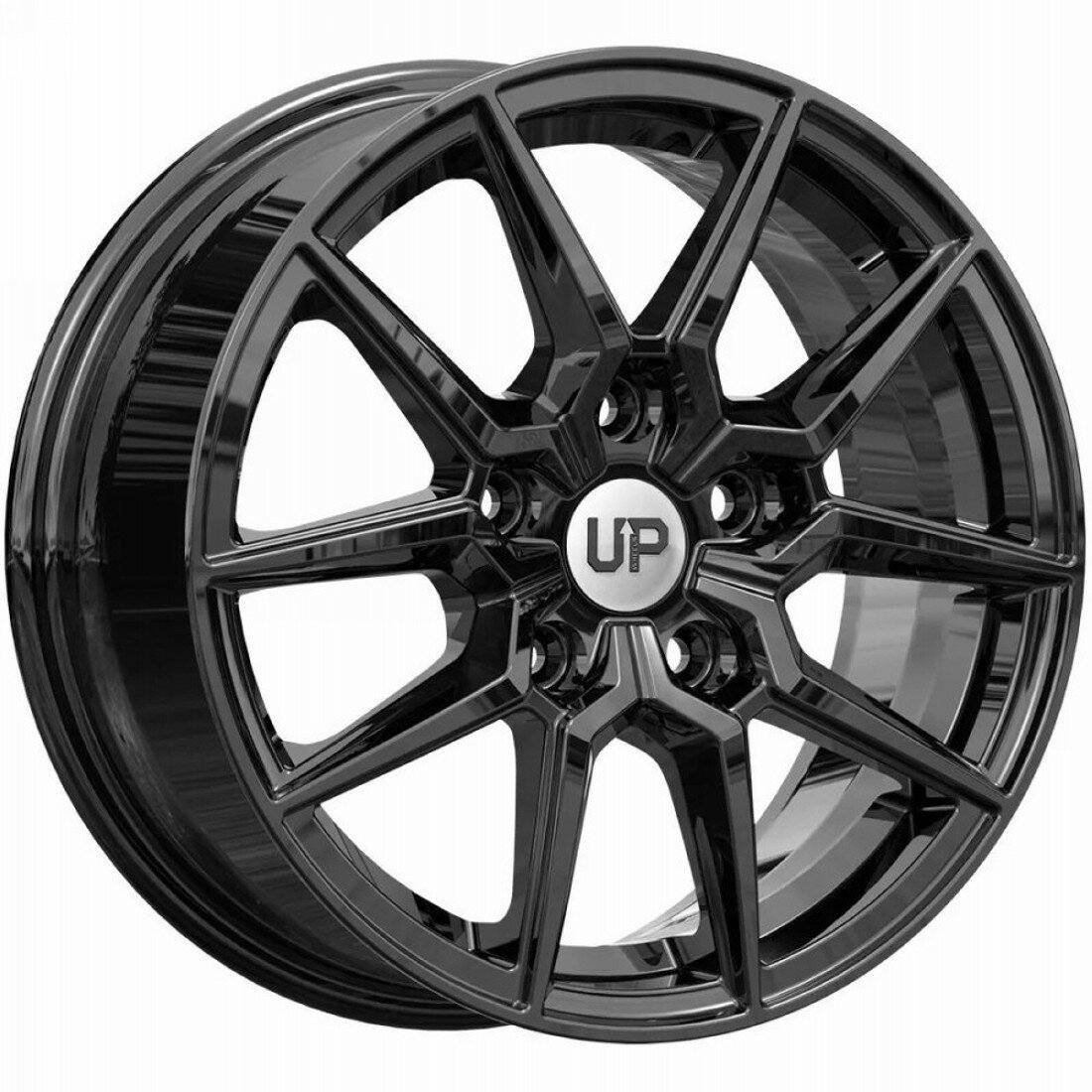 Колесный диск Wheels UP Up117 6,5x15 5x112 ET43 57,1 New Black литой для автомобиля