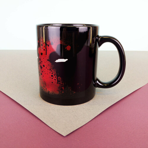 Кружка Дэдпул черная с полем 330 мл 30886 950₽