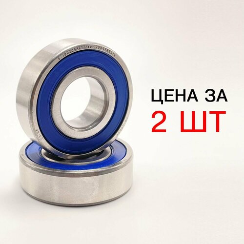 Подшипник универсальный 6204 2RS (180204) закрытый, 20х47х14мм, ПВ-GROUP, 2шт.
