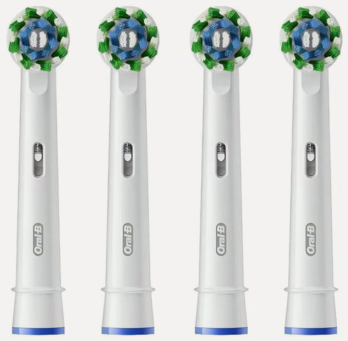 Изображение товара Насадки для зубной щетки Oral-B EB50RX PRO Cross Action 4 шт, с Х-образными щетинками