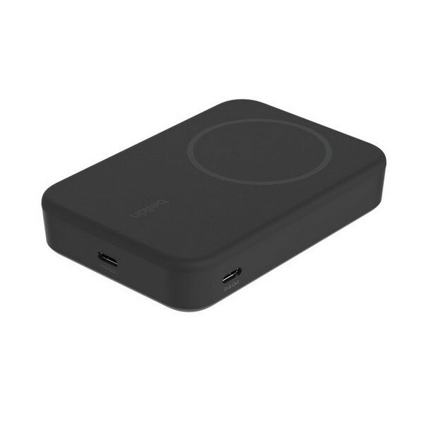Внешний аккумулятор Belkin BoostCharge Pro Magnetic Power Bank с беспроводной зарядкой 15W 10000mAh (BPD008btBK) черный — фото 1