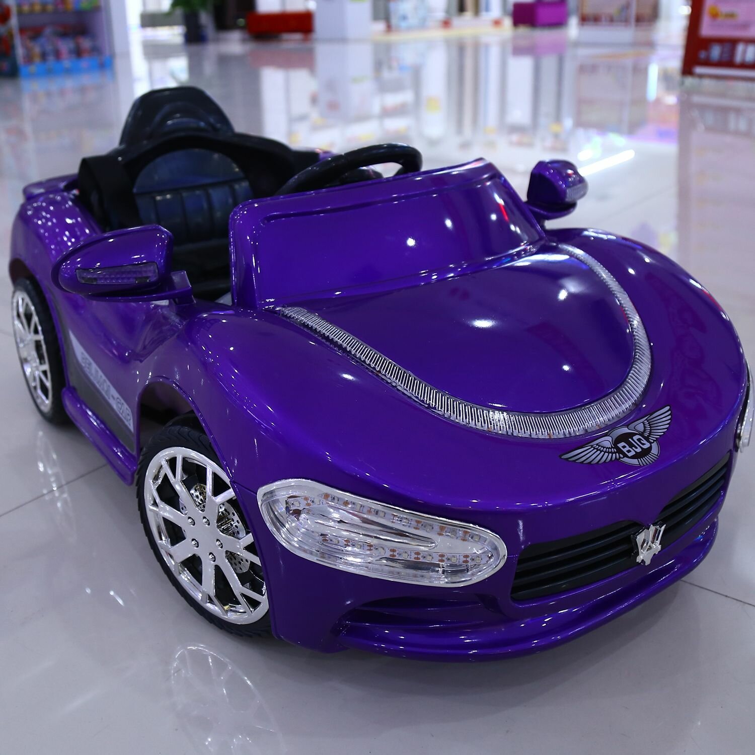 Электромобиль детский Tommy Lexus LX-1 пурпурный с пультом управления свет музыка