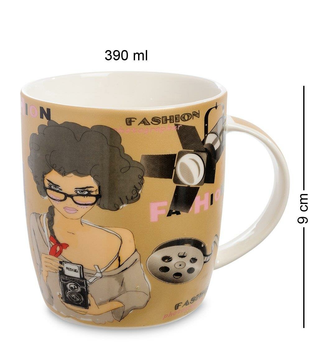 Кружка Fashion time 390мл A2104764 Love Drinks Фарфор