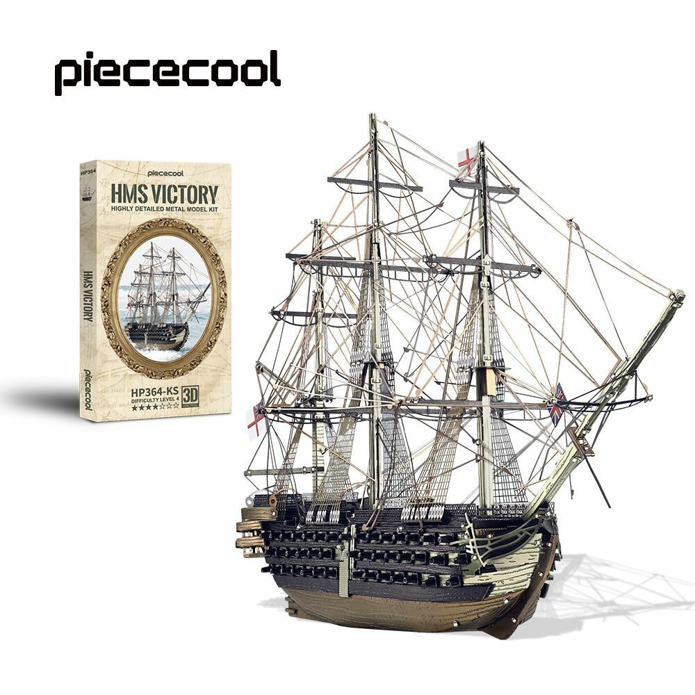 Конструктор 3д Металлический HMS VICTORY HP364-KS