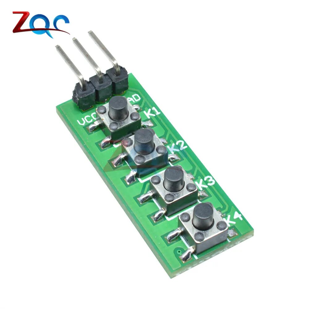 Diymore KC11B04 4-клавишный аналоговый модуль кнопок для Arduino