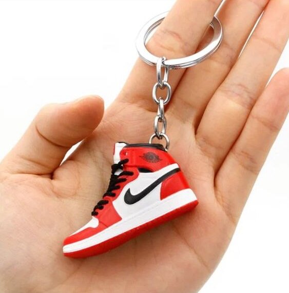 Брелок NIKE, белое золото