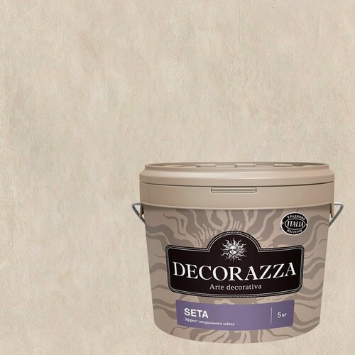 Изображение товара Декоративная штукатурка с эффектом натурального шелка Decorazza Seta (5кг) ST 11-117