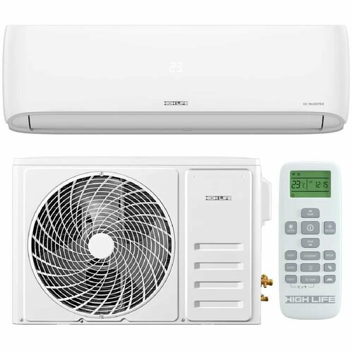 High Life Comfort Class inverter ACHL-24CC-I-CHDV02S инверторный на 75 кв. м, белый