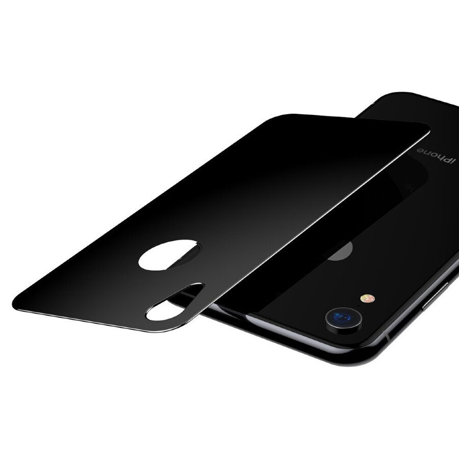 Защитное стекло заднее BASEUS SGAPIPH61-BM01 для iPhone XR, черный — фото 1