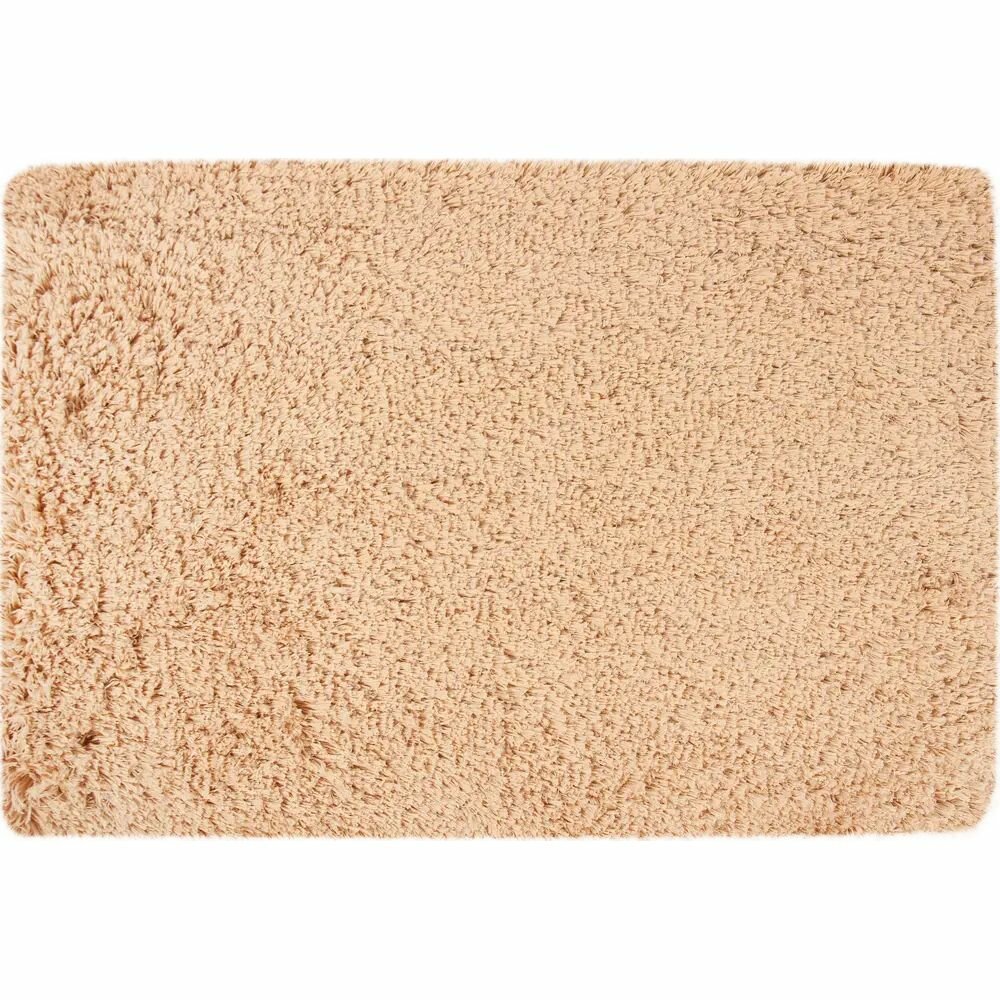 Коврик для ванной 60x90 см цвет бежевый