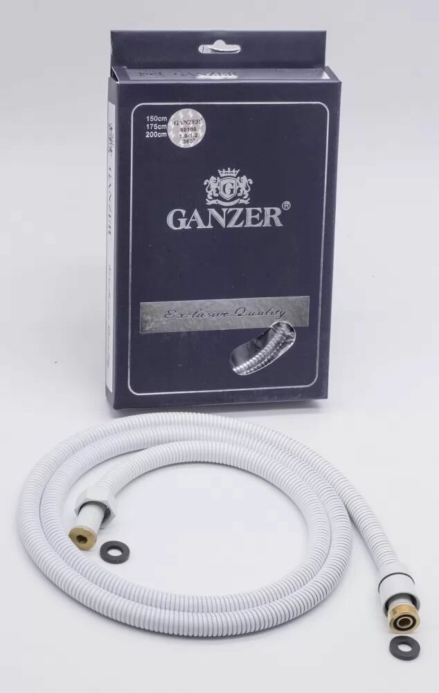 Шланг для биде/гигиенического душа 100 см Ganzer GZ60100-F Белый
