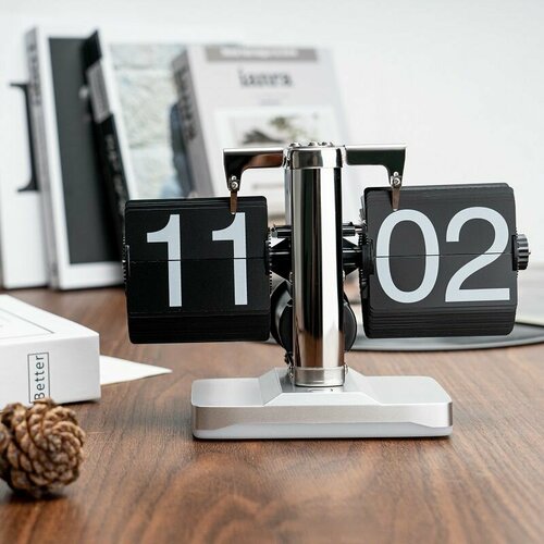 фото Перекидные часы настольные flip clock, (watch-14)