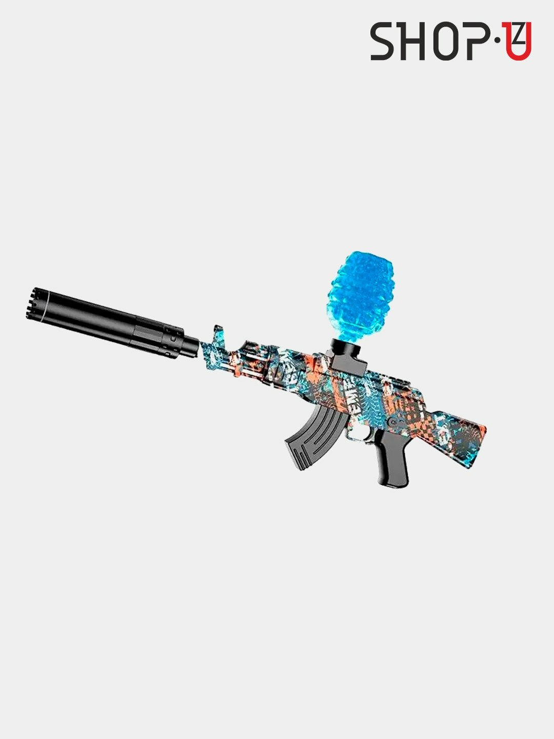 Пневматическая, снайперская винтовка AWM L92, с глушителем и лазерным прицелом // Ak47