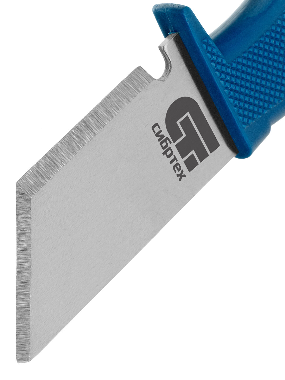 Нож строительный универсальный Сибртех, 2 режущие кромки, лезвие из нержавеющей стали, нож для линолеума, 78997 — фото 1