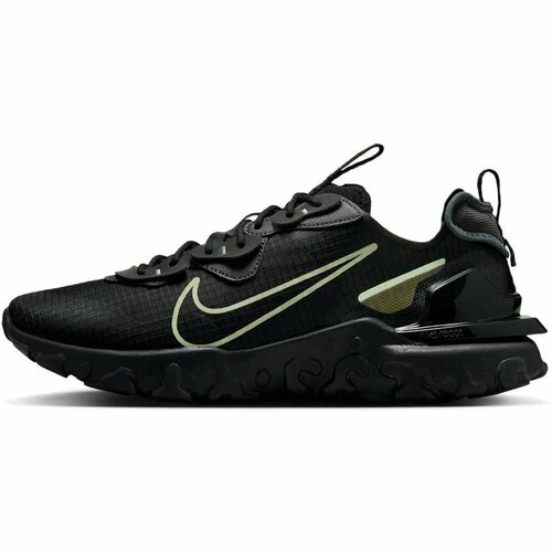 фото Кроссовки nike react vision, полнота f, размер 9,5 us, черный/серый