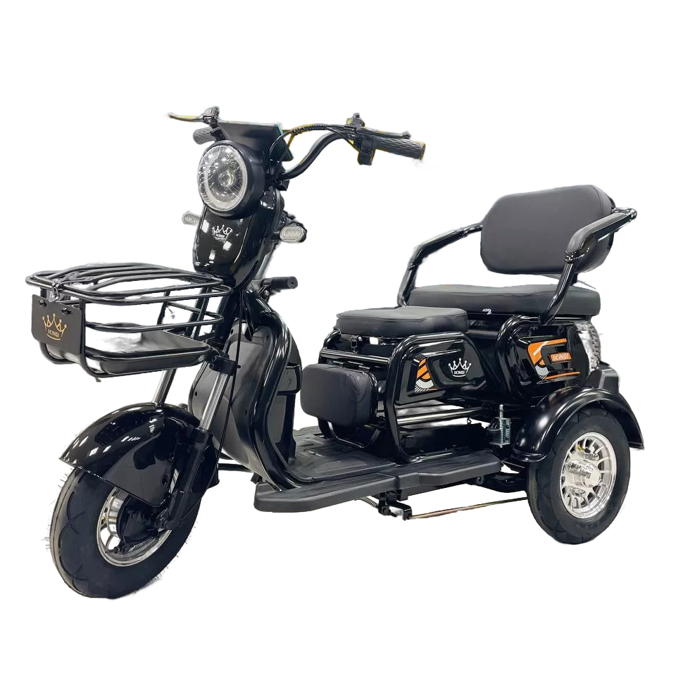 Электроскутер трицикл Ikingi Sibtrike 115 1000W 60V/21Ah чёрный