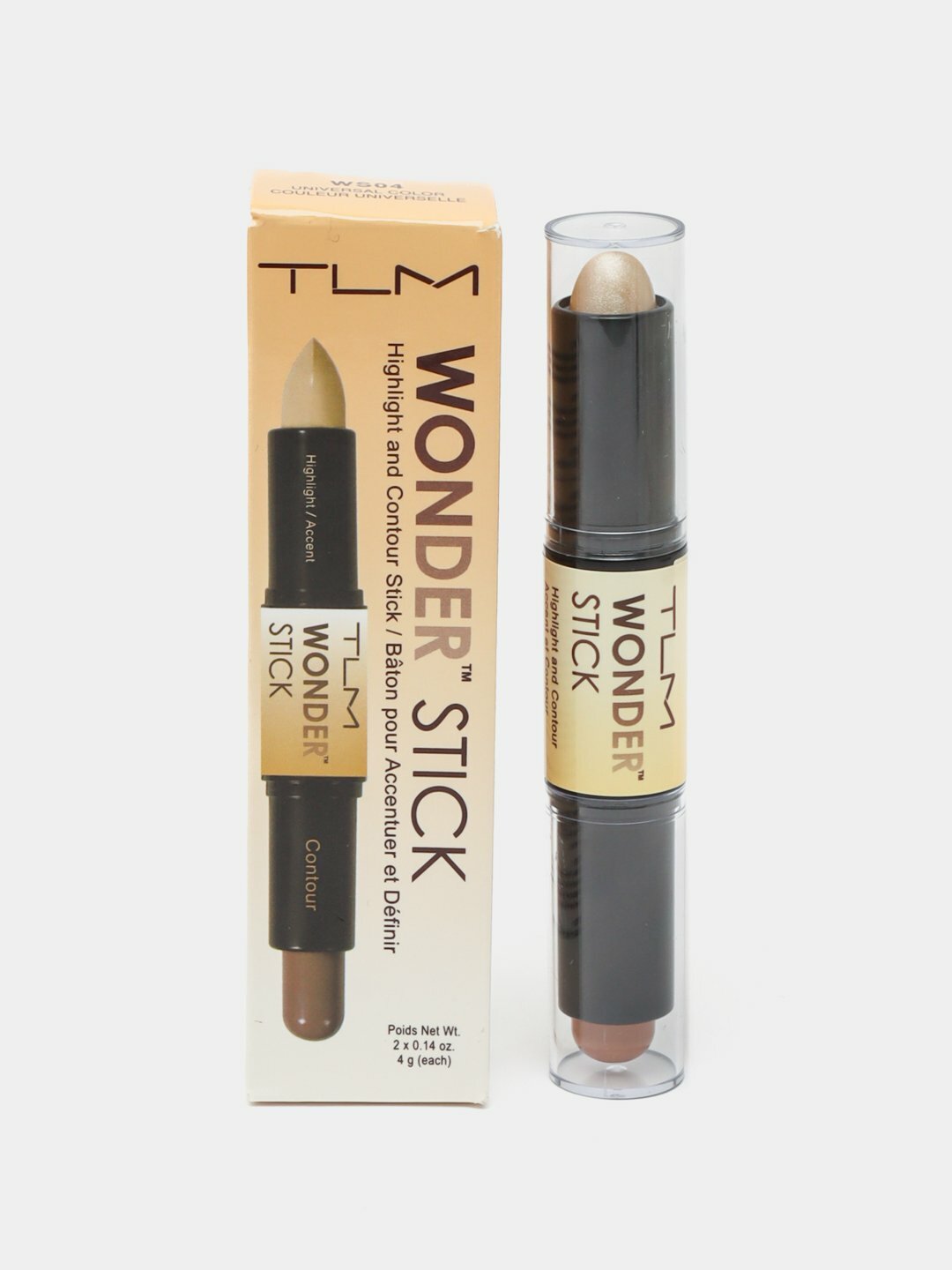 Консилер TLM, хайлайтер и корректор для лица, тональное средство, контуринг, 2 в 1