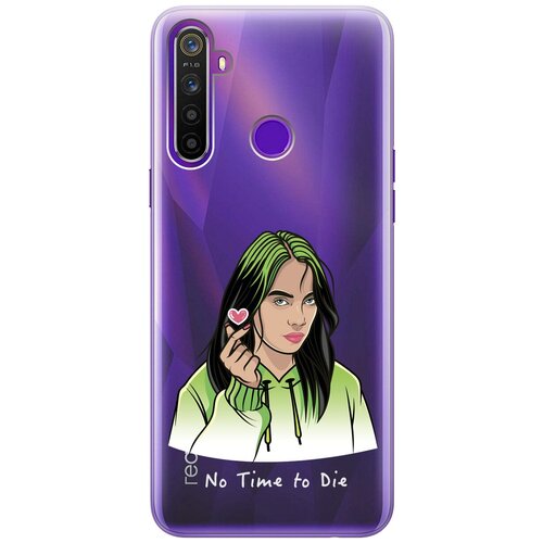 Силиконовый чехол с принтом No Time To Die для realme 5 / 6i / C3 / Рилми 5 / 6 ай / С3 силиконовый чехол с принтом no time to die для realme c21y рилми с21у