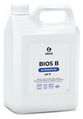 Средство моющее 5,5 кг GRASS BIOS B, для промышленного оборудования, щелочное, концентрат, 125201
