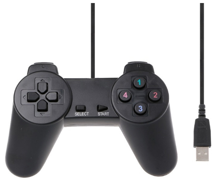 Проводной игровой контроллер USB 2.0, геймпад, джойстик, джойстик для ПК, ноутбука, компьютера