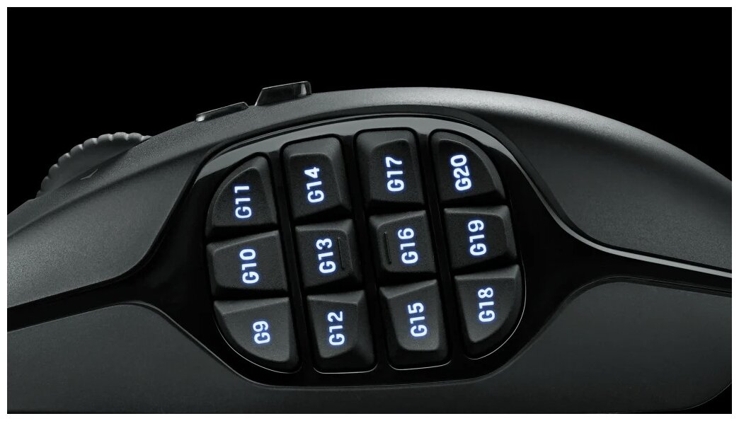 Игровая мышь Logitech G G600 MMO, черный