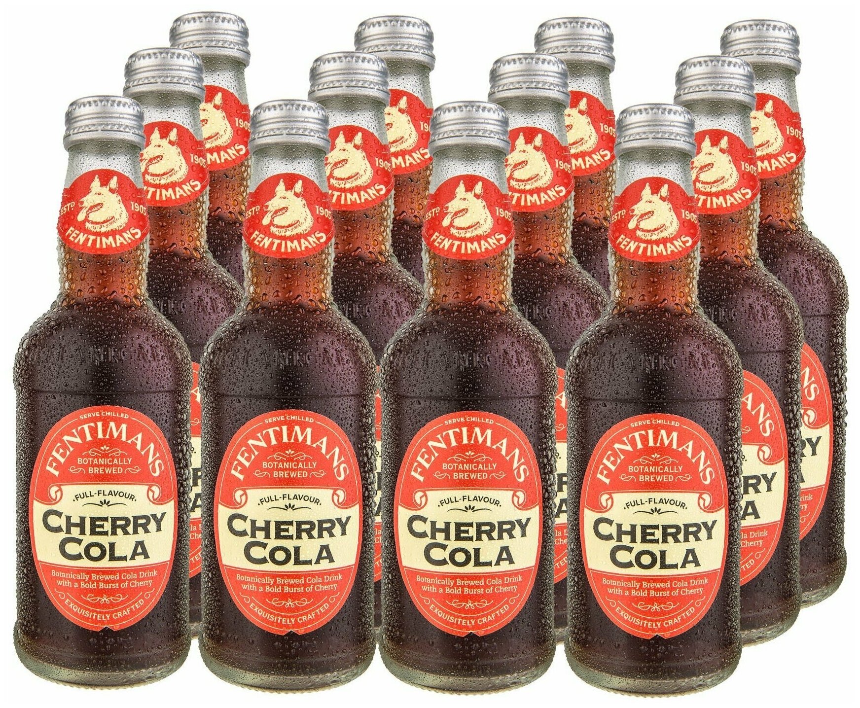 Напиток газированный Fentimans Cherry Tree Cola 0.275л 12 шт - фотография № 1