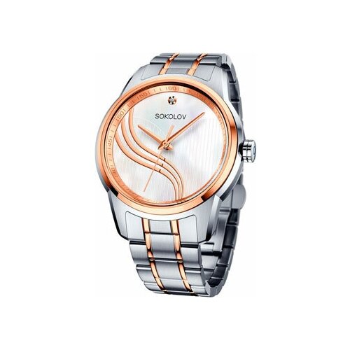 фото Женские стальные часы sokolov 342.76.00.000.03.02.2