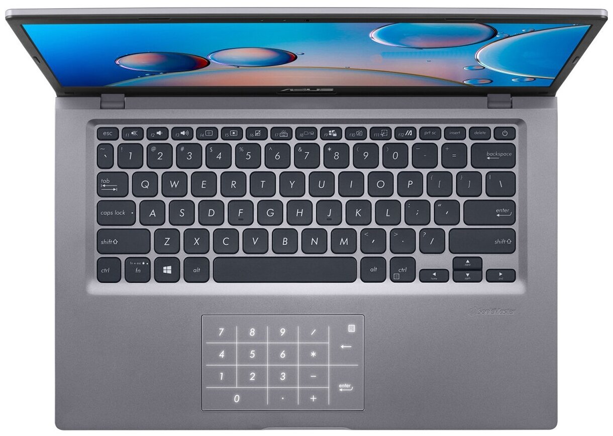 Ноутбук ASUS X415EA-EB1310W Grey 90NB0TT2-M00DK0 Intel Pentium 7505 20 GHz4096Mb128Gb SSDIntel UHD GraphicsWi-FiBluetoothCam1401920x1080Windows 11