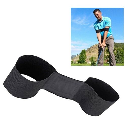 Резинка для коррекции движения рук, гольф, черная, 7 х 39 см