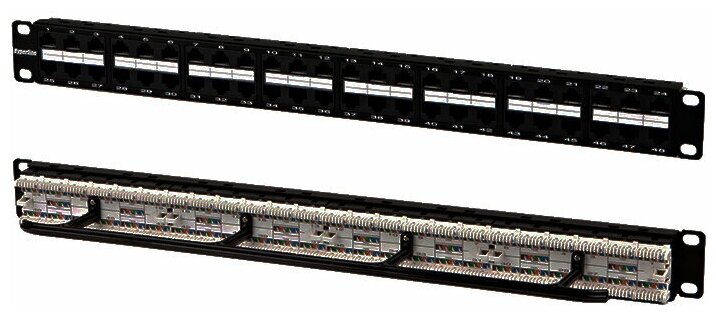 Патч-панель Hyperline (PPHD-19-48-8P8C-C5e-110D)