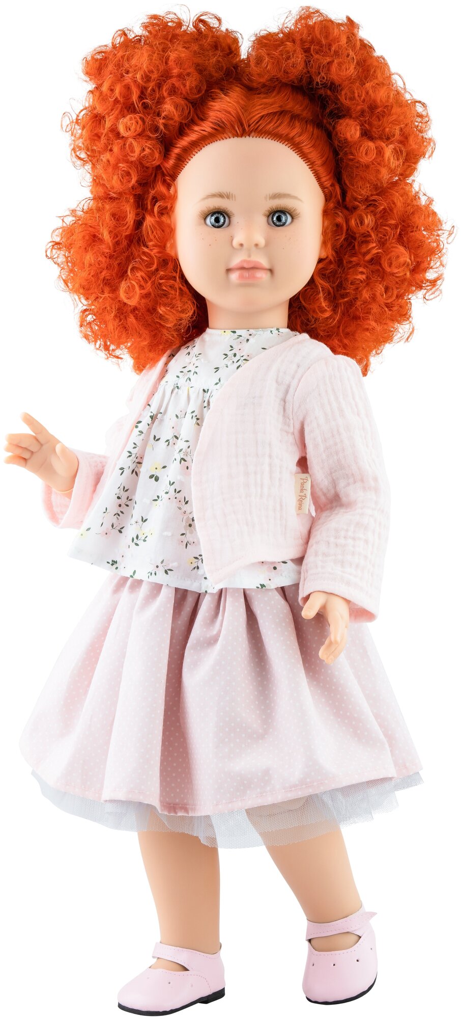 Кукла Paola Reina Сандра в розовой юбке и жакете, шарнирная, 60 см