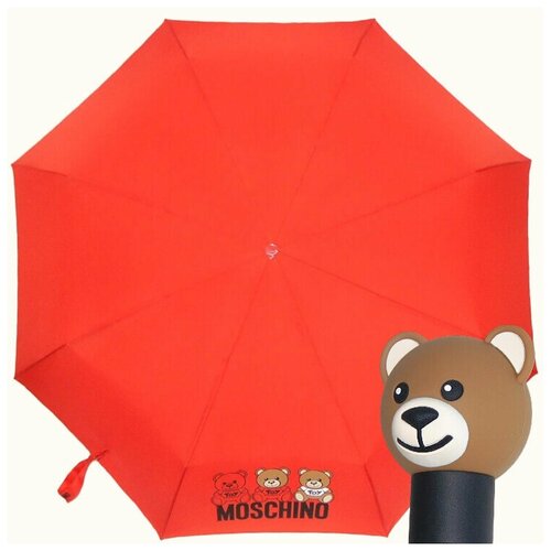 Зонт складной Moschino 8061-C Scribble bears (Зонты)