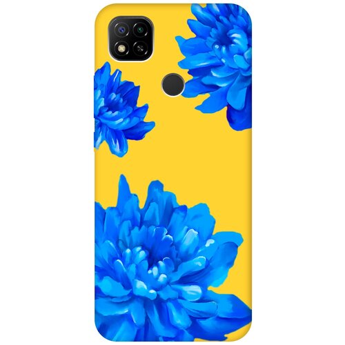 Силиконовый чехол на Xiaomi Redmi 9C, Сяоми Редми 9С Silky Touch Premium с принтом Amazing Asters желтый силиконовый чехол на xiaomi redmi 9c сяоми редми 9с silky touch premium с принтом amazing asters желтый