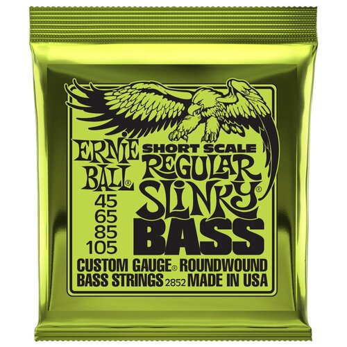 Струны для бас-гитары Ernie Ball 2852 ernie ball 2832 nickel wound slinky regular 50 105 струны для бас гитары