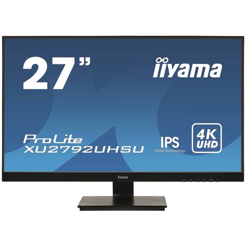Монитор LCD 27 169 3840x2160UHD 4K IPS nonGLARE 300cdm2 H178V178 10001 80M1 107B 4ms VGA DVI HDMI DP USB-Hub Tilt Speakers 3Y Black 6116000₽