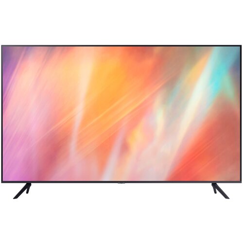 55" Телевизор Samsung UE55AU7100U 2021 LED, HDR, Crystal UHD, QLED, черный