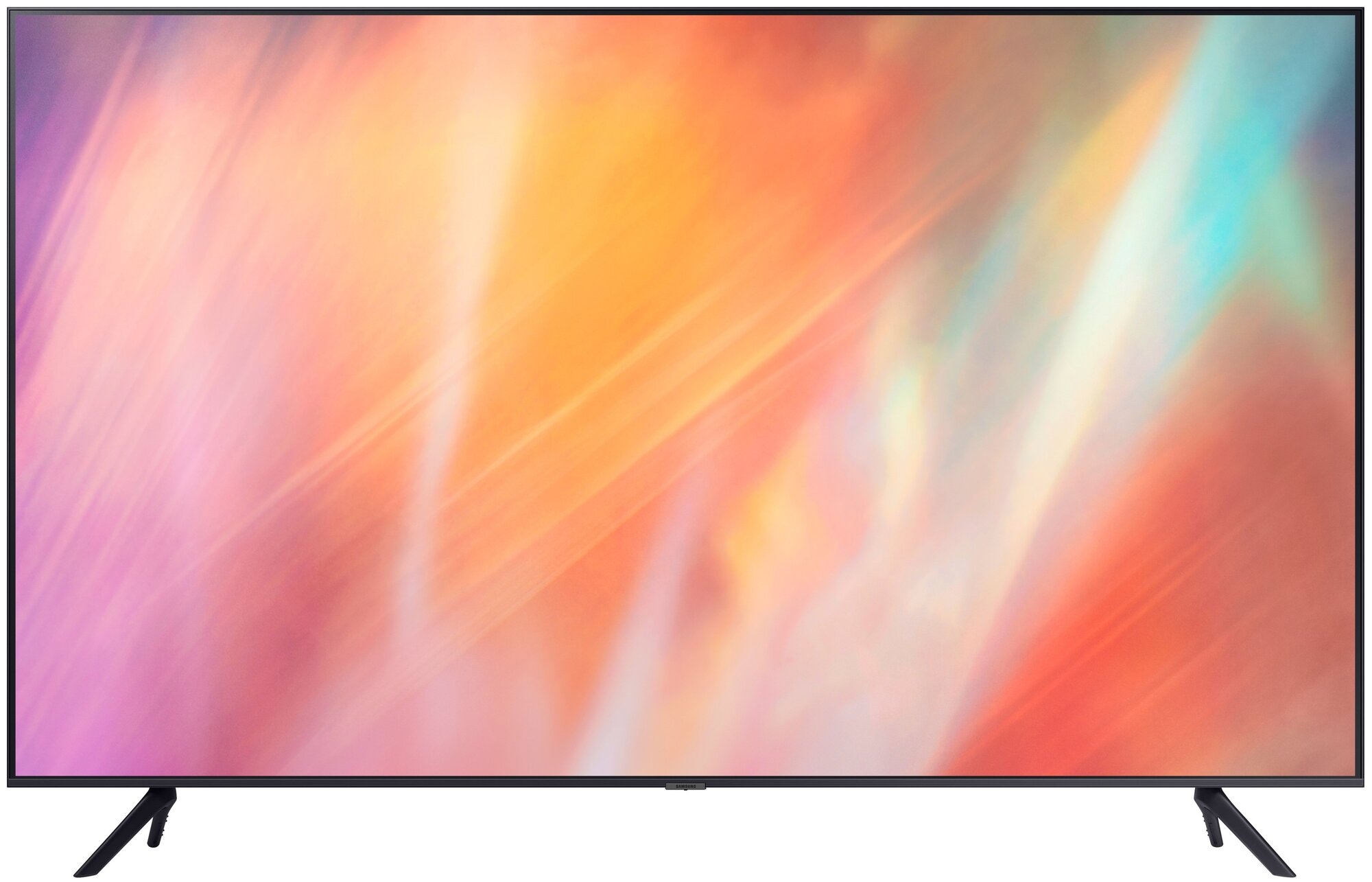 55" Телевизор Samsung UE55AU7100U 2021 LED, HDR, черный