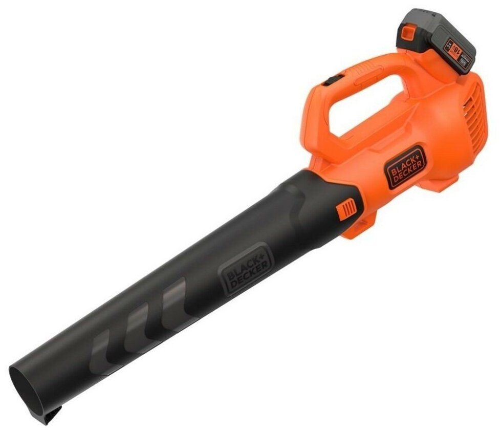 Black&Decker Садовый воздуходув аккумуляторный аксиальный 18 В, аккумулятор 2.0Ач L Bcbl200l-qw