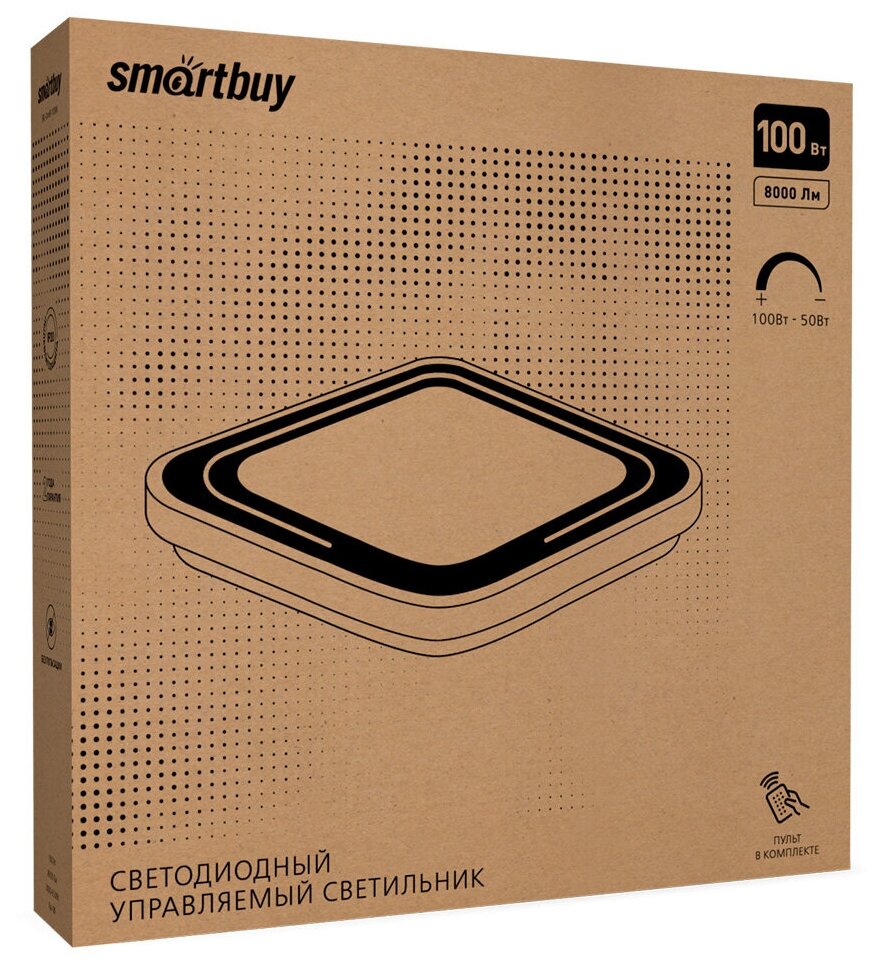 Светодиодный управляемый светильник ПАН Smartbuy 100Вт 50W-100W 3000-6500К - фотография № 3