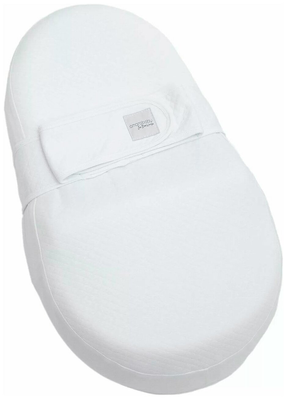 Матрас-кокон Amarobaby Premium Form Sky, белый AMARO-53PFS-0