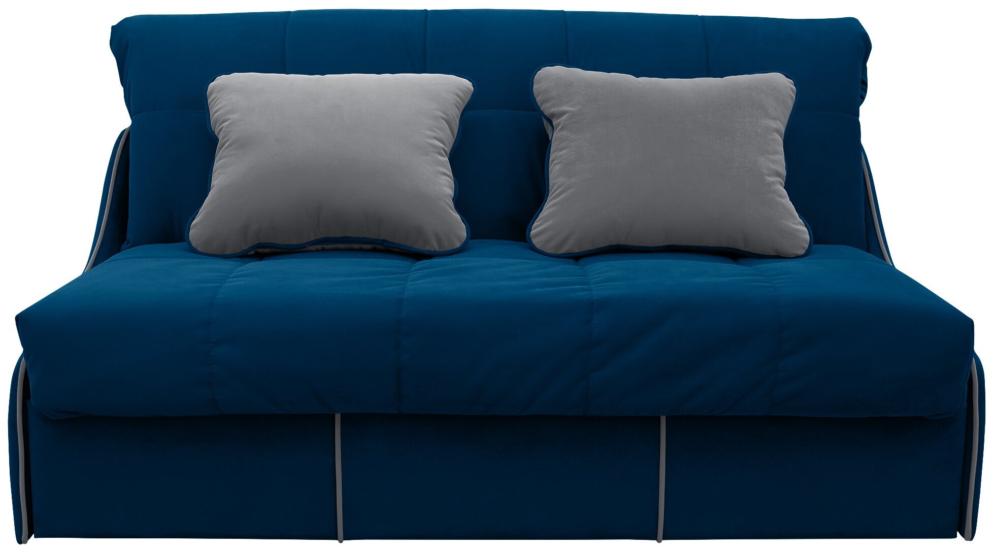 Диван-кровать Лайн, синий, механизм Аккордеон, 155х100х98 см, спальное место 140x200 см